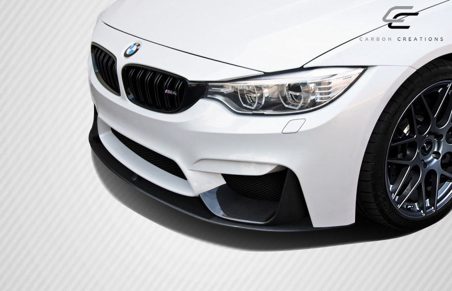 2014-2018 BMW M3 F80 2014-2020 M4 F82 F83 Carbon Creations M Performance Look Front Splitter - 1 Piece