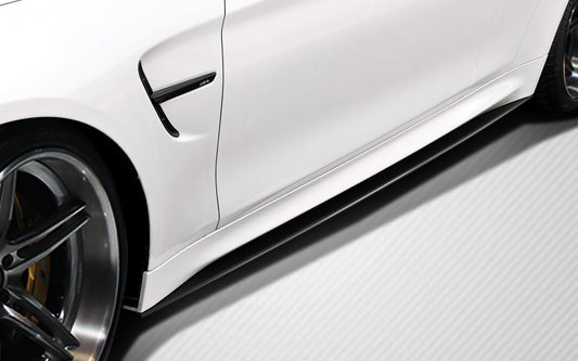 2014-2020 BMW M4 F82 / 4 Series F32 Carbon Creations M Performance Look Side Skirt Splitters - 2 Piece
