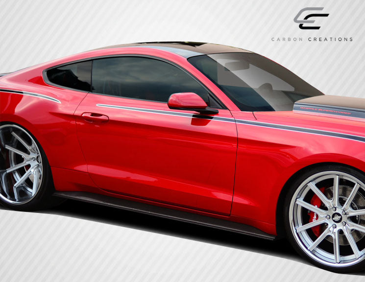 2015-2020 Ford Mustang Carbon Creations GT Concept Side Skirt Rocker Panels - 2 Piece