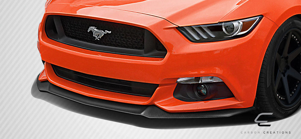 2015-2017 Ford Mustang Carbon Creations Performance Look Front Lip Spoiler - 1 Piece