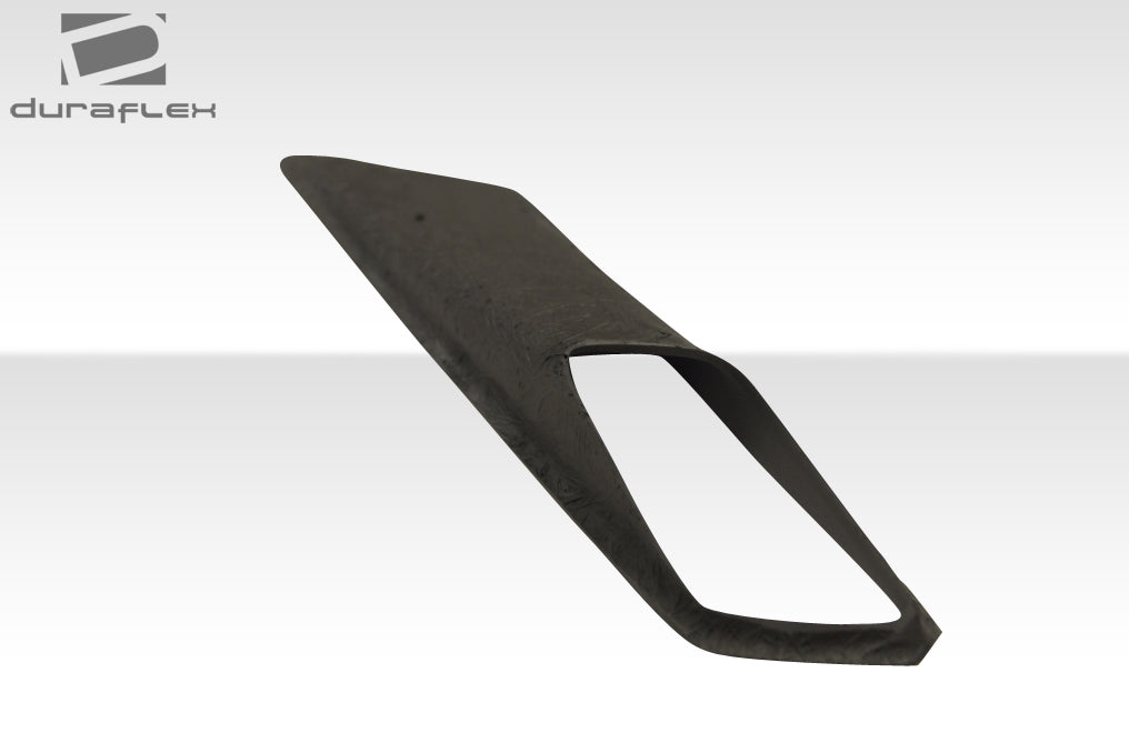 Universal Duraflex Black Series Look Hood Ducts Scoops Vents - 2 Piece
