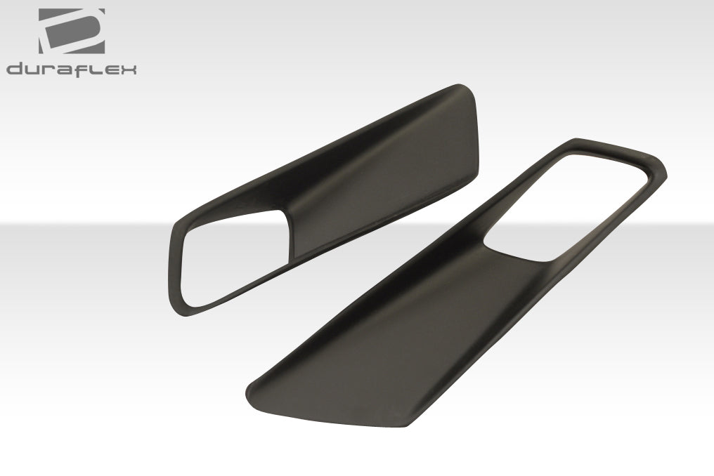 Universal Duraflex Black Series Look Hood Ducts Scoops Vents - 2 Piece
