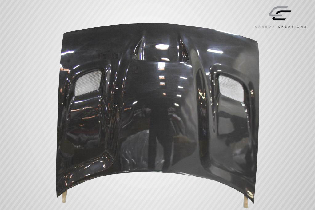 2008-2021 Dodge Challenger Carbon Creations Dritech Hellcat Look Hood - 1 Piece