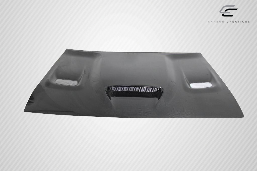 2008-2021 Dodge Challenger Carbon Creations Dritech Hellcat Look Hood - 1 Piece