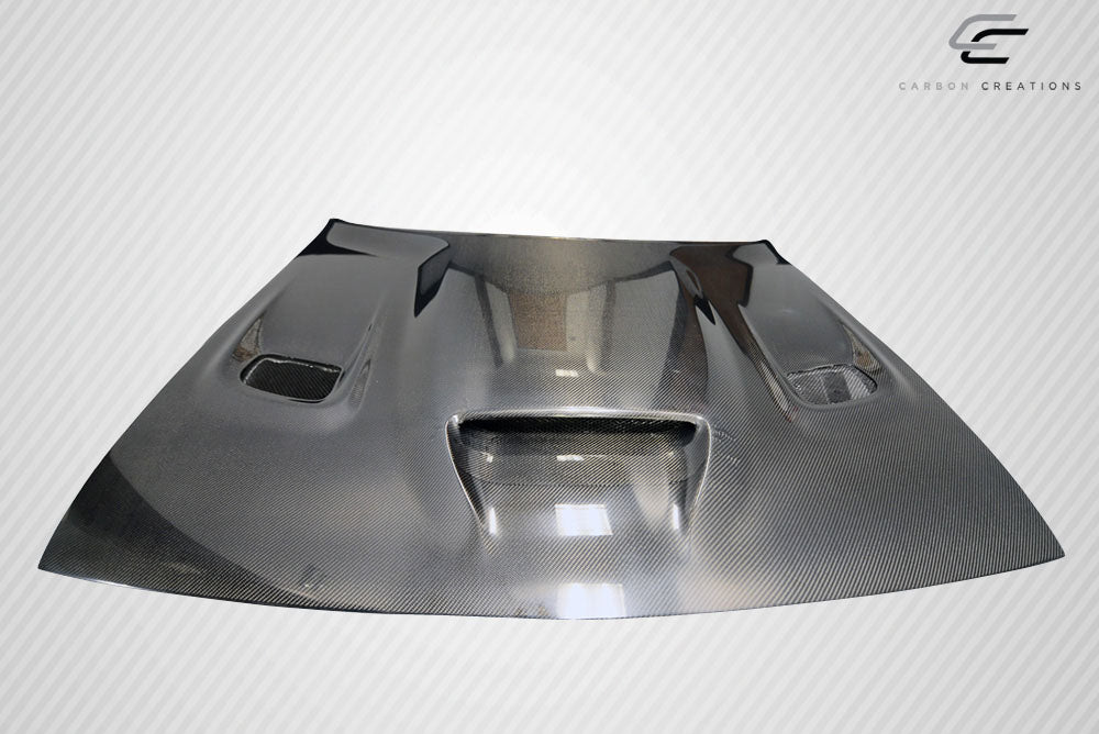2008-2021 Dodge Challenger Carbon Creations Dritech Hellcat Look Hood - 1 Piece