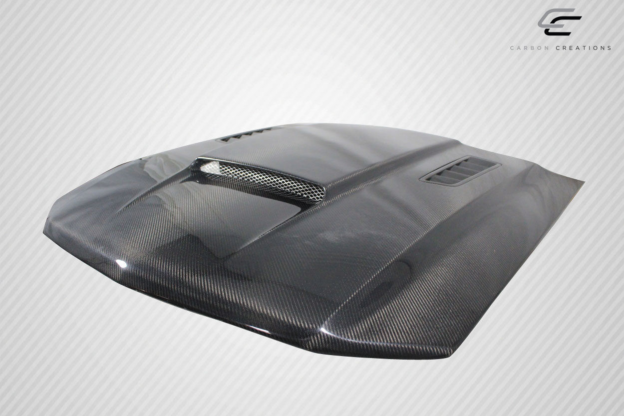 2010-2012 Ford Mustang Carbon Creations Dritech CVX Version 3 Hood - 1 Piece