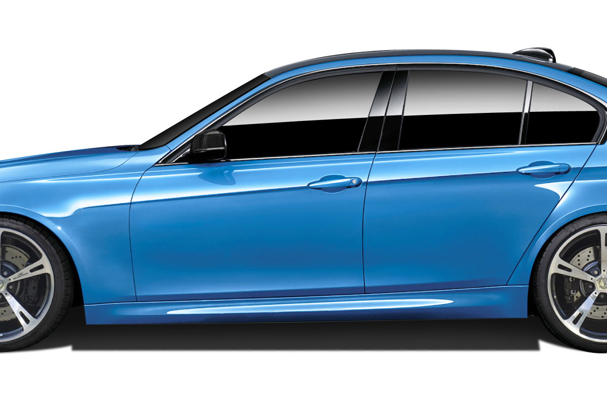 2012-2018 BMW 3 Series F30 Couture Duraflex M3 Look Body Kit - 5 Piece - Includes M3 Look Front Bumper Cover (112502), M3 Look Side Skirts (112505), M3 Look Rear Bumper Cover (112506), M3 Look Rear Diffuser( 112507)