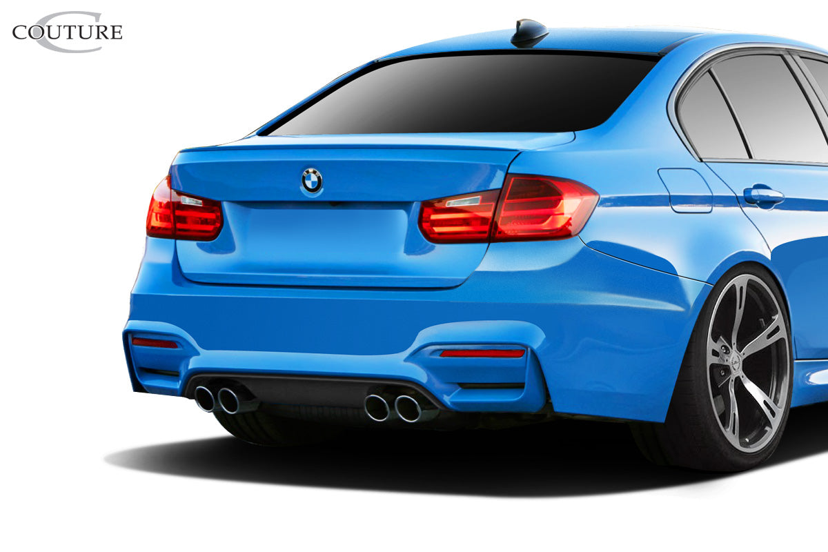 2012-2018 BMW 3 Series F30 Couture Urethane M3 Look Rear Bumper (requires diffuser and change to M3 M4 Look exhaust ) - 1 Piece