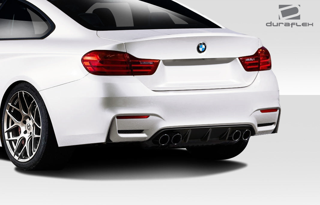 2014-2020 BMW 4 Series F32 Duraflex M4 Look Rear Diffuser ( must be used with M4 look rear bumper) - 1 Piece