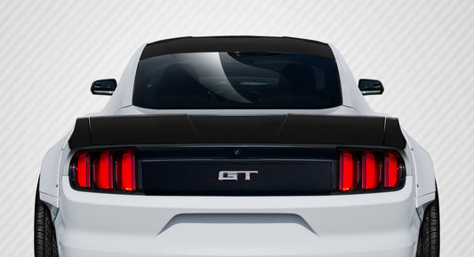 2015-2020 Ford Mustang Coupe Carbon Creations Grid Rear Wing Spoiler - 3 Piece