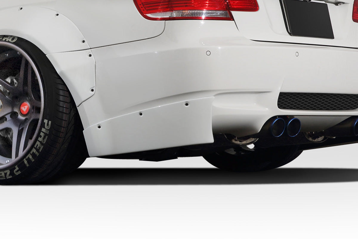 2008-2013 BMW M3 E92 E93 Duraflex Circuit Wide Body Kit - 12 Piece - Includes Circuit Front Fender Flares (112599), Circuit Rear Fender Flares (112600), Circuit Front Lip (112598), Circuit Rear Bumper Extensions (112601), Circuit Rear Spoiler (112602)