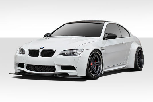 2008-2013 BMW M3 E92 E93 Duraflex Circuit Wide Body Kit - 12 Piece - Includes Circuit Front Fender Flares (112599), Circuit Rear Fender Flares (112600), Circuit Front Lip (112598), Circuit Rear Bumper Extensions (112601), Circuit Rear Spoiler (112602)