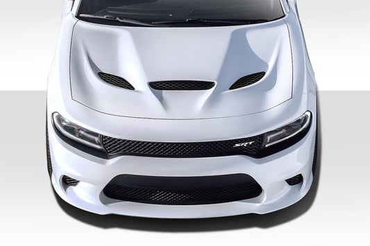 2015-2021 Dodge Charger Duraflex Hellcat Look Hood - 1 Piece