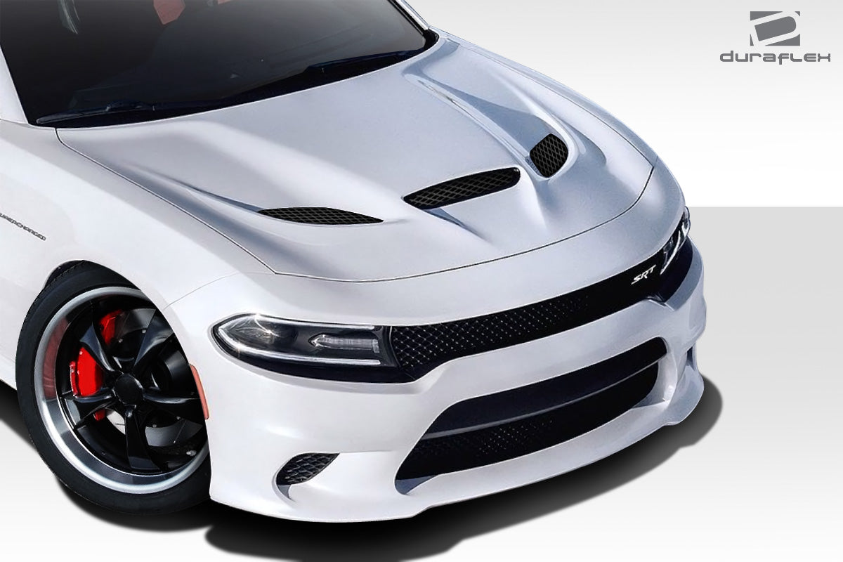 2015-2021 Dodge Charger Duraflex Hellcat Look Hood - 1 Piece