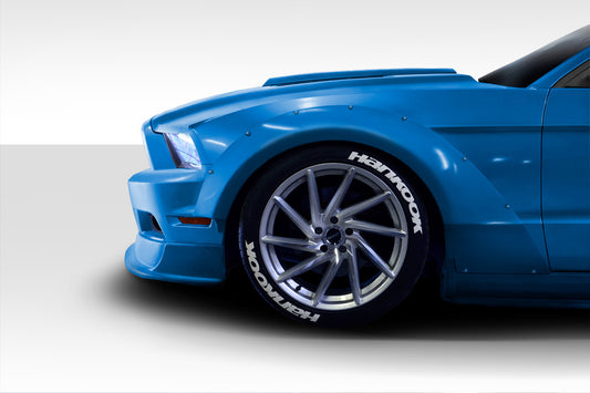 2010-2014 Ford Mustang Duraflex Circuit 75 MM Front Fender Flares - 2-piece
