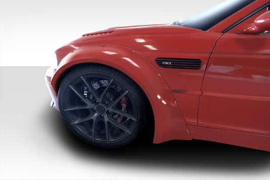 2001-2006 BMW M3 E46 Duraflex Circuit 50mm Front Fender Flares - 2 Piece