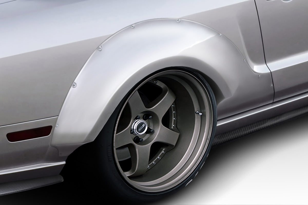 2005-2009 Ford Mustang Duraflex Circuit Wide Body 75MM Rear Fender Flares - 2 Piece