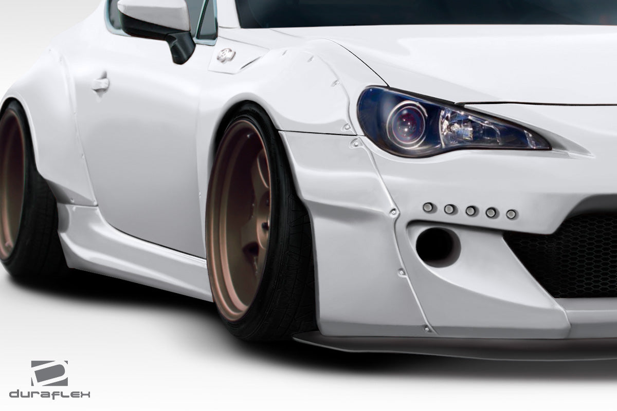 2013-2020 Scion FR-S Toyota 86 Subaru BRZ Duraflex GT500 V2 Front Fender Flares - 4 Piece