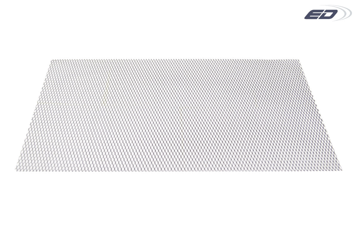 Diamond Cut Mesh Grille (silver) - 1 Piece