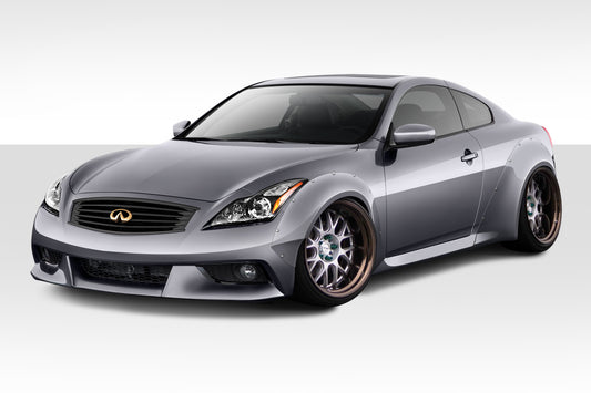 2008-2015 Infiniti G Coupe G37 Q60 Duraflex Circuit 75MM Fender Flares Kit - 4 Piece - Includes Duraflex Circuit 75MM Front Fender Flares (112609) - Duraflex Circuit 75MM Rear Fender Flares (112610)