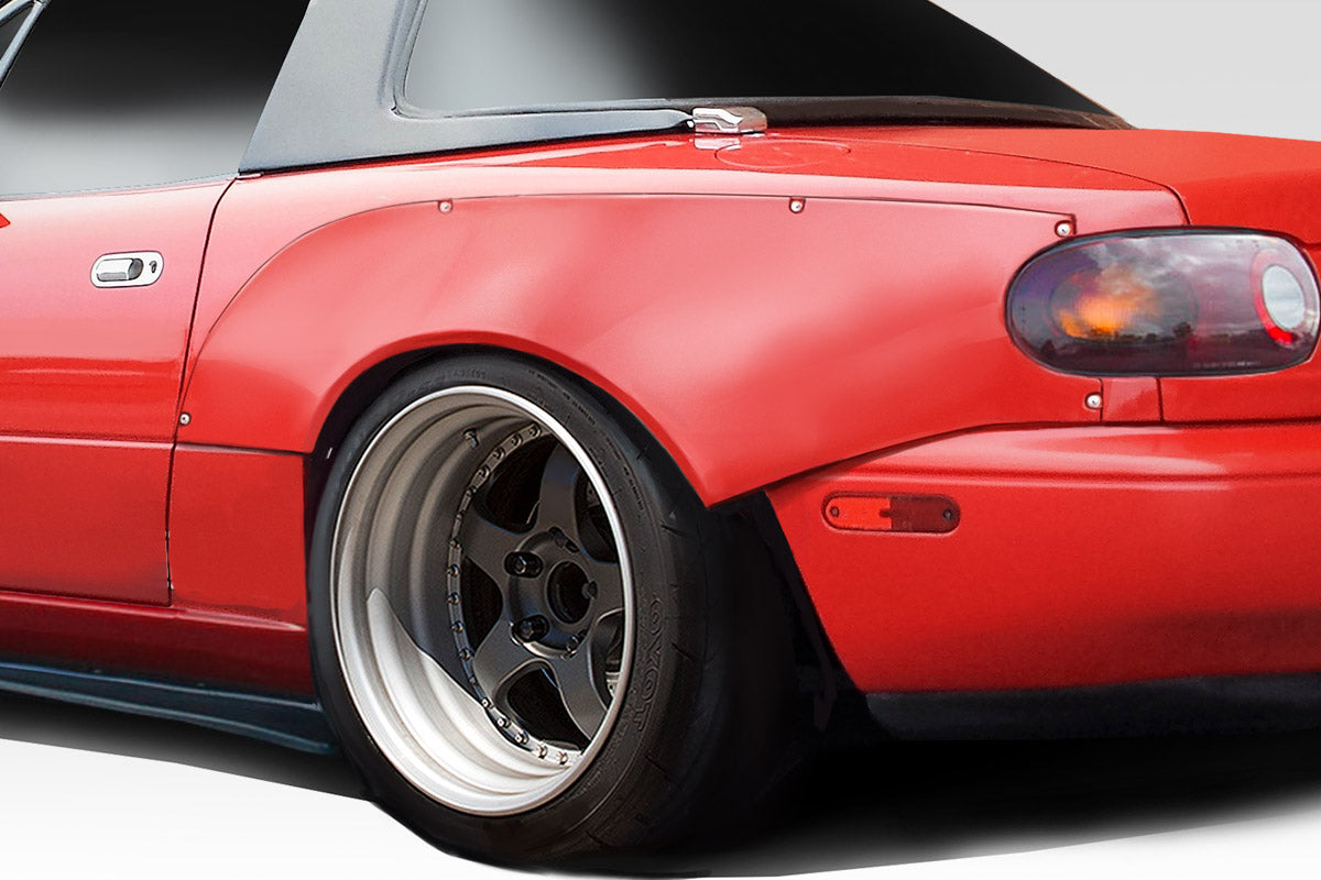 1990-1997 Mazda Miata Duraflex Circuit Rear Fender Flares - 2 Piece