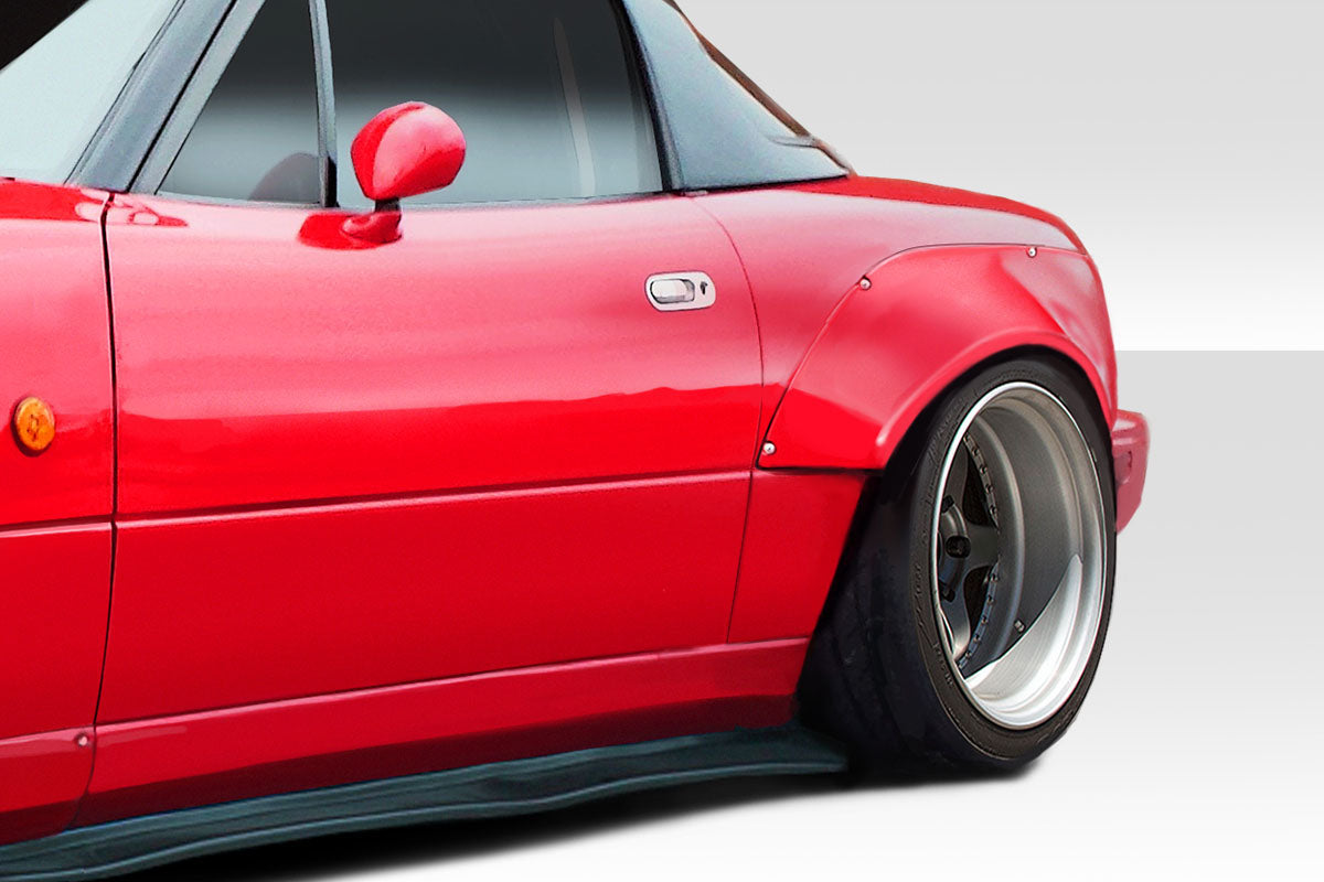 1990-1997 Mazda Miata Duraflex Circuit Rear Fender Flares - 2 Piece