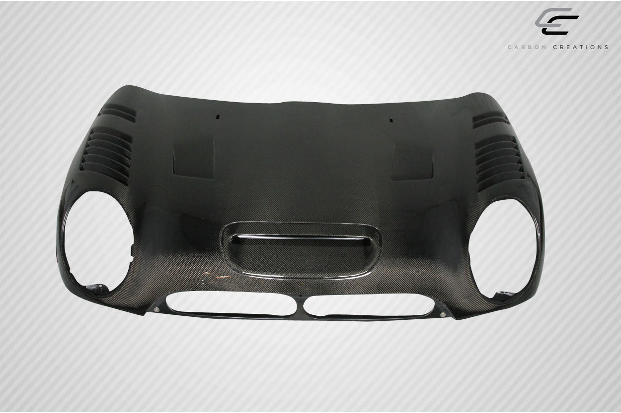 2002-2006 Mini Cooper / Cooper S R50 R53 2005-2008 Cooper convertible R52 Carbon Creations DriTech Racer Hood - 1 Piece