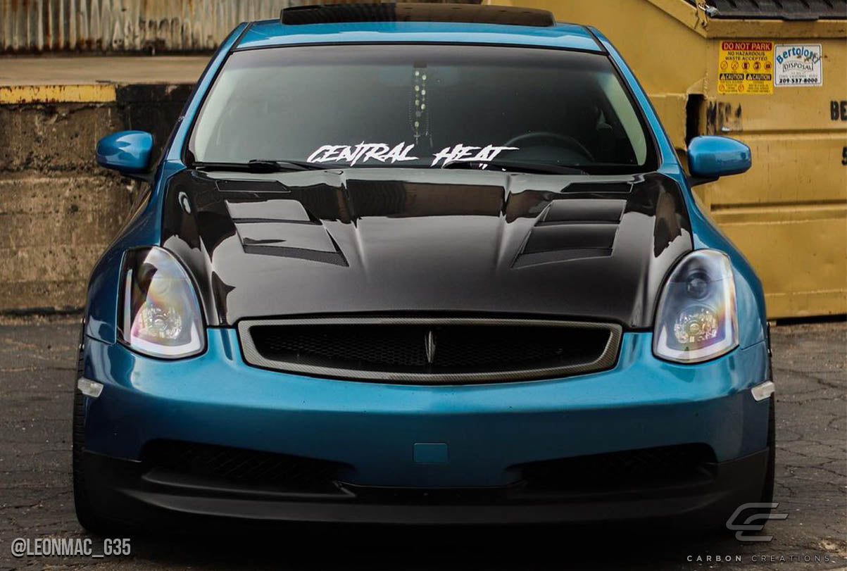 2003-2007 Infiniti G Coupe G35 Carbon Creations DriTech AM-S Hood - 1 Piece
