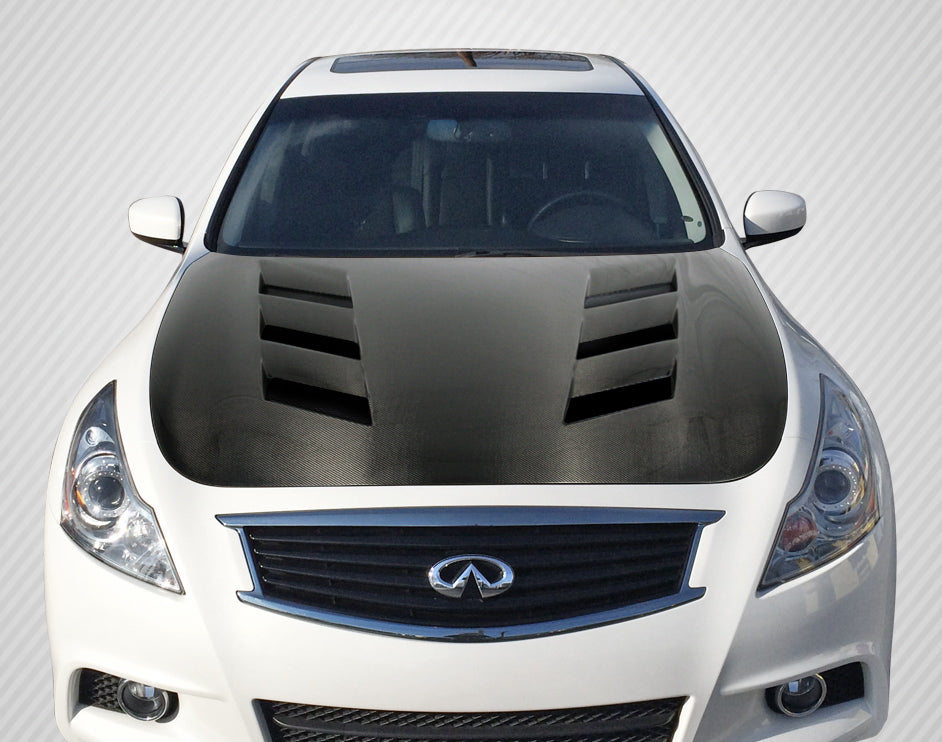 2007-2013 Infiniti G Sedan G25 G35 G37 / Q40 Carbon Creations DriTech AM-S Hood - 1 Piece