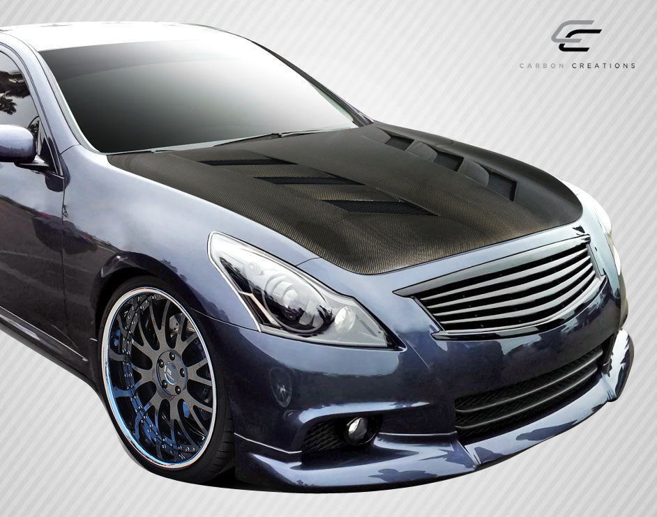 2007-2013 Infiniti G Sedan G25 G35 G37 / Q40 Carbon Creations DriTech AM-S Hood - 1 Piece