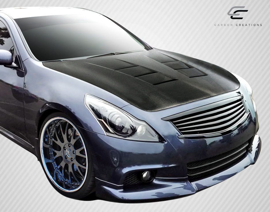 2007-2013 Infiniti G Sedan G25 G35 G37 / Q40 Carbon Creations DriTech TS-1 Hood - 1 Piece