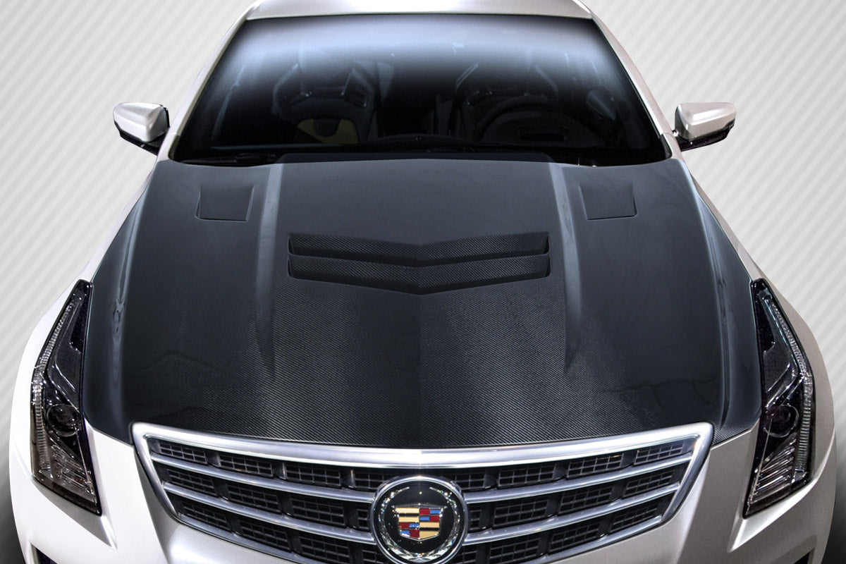 2012-2019 Cadillac ATS Carbon Creations DriTech AC-1 Hood - 1 Piece