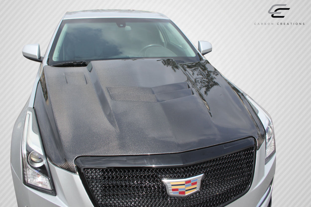 2012-2019 Cadillac ATS Carbon Creations DriTech AC-1 Hood - 1 Piece
