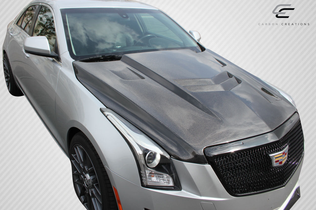2012-2019 Cadillac ATS Carbon Creations DriTech AC-1 Hood - 1 Piece