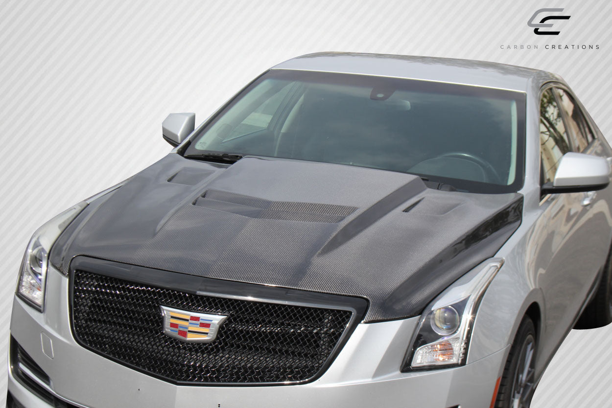 2012-2019 Cadillac ATS Carbon Creations DriTech AC-1 Hood - 1 Piece