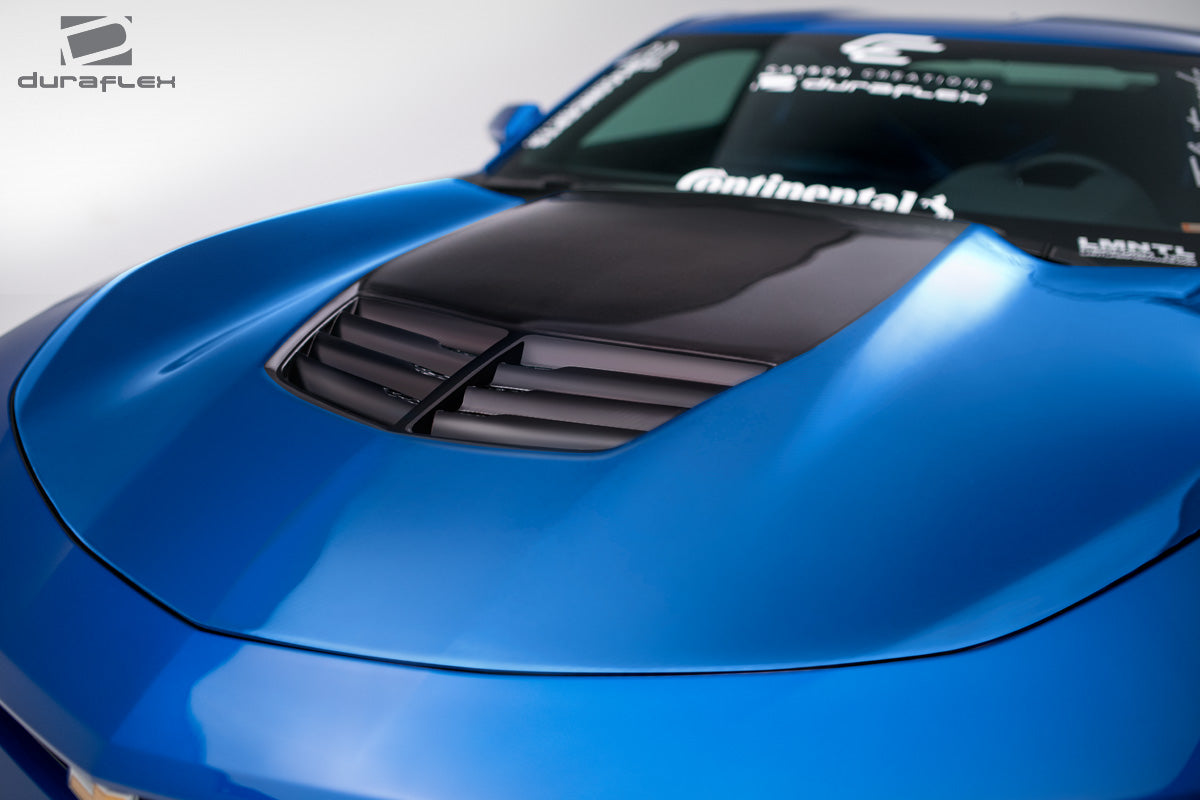 2016-2022 Chevrolet Camaro Duraflex Grid Hood - 1 Piece