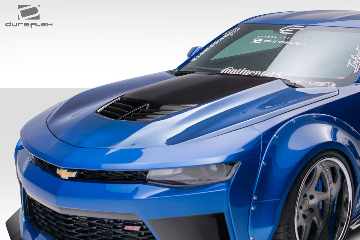 2016-2022 Chevrolet Camaro Duraflex Grid Hood - 1 Piece