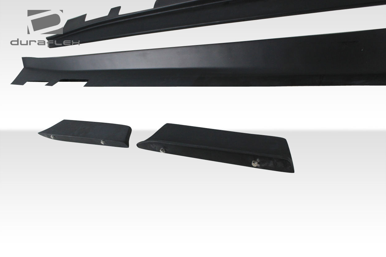 2016-2022 Chevrolet Camaro Duraflex Grid Side Splitters - 6 Piece