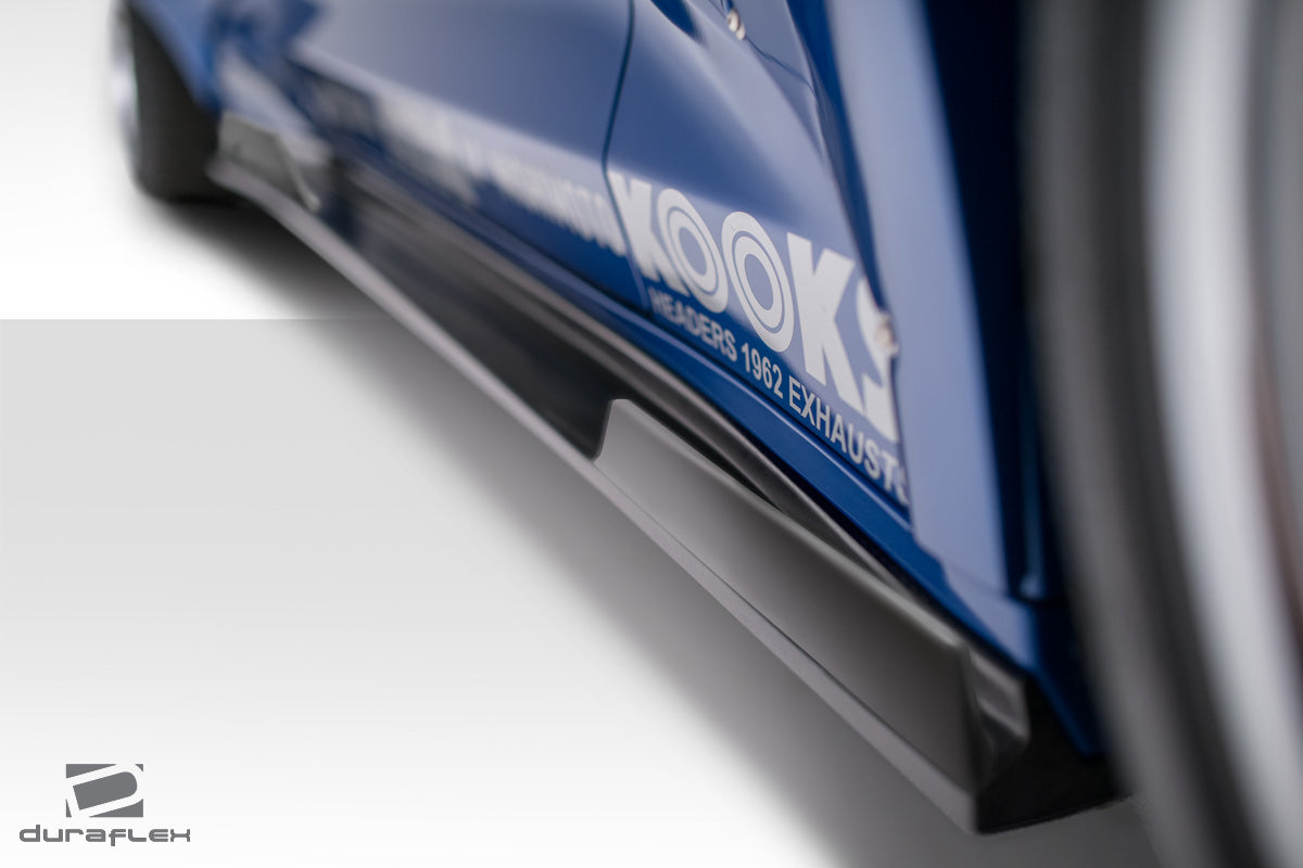 2016-2022 Chevrolet Camaro Duraflex Grid Side Splitters - 6 Piece