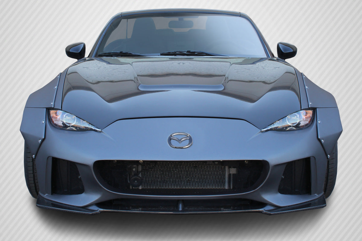 2016-2021 Mazda Miata Carbon Creations Circuit Hood - 1 Piece