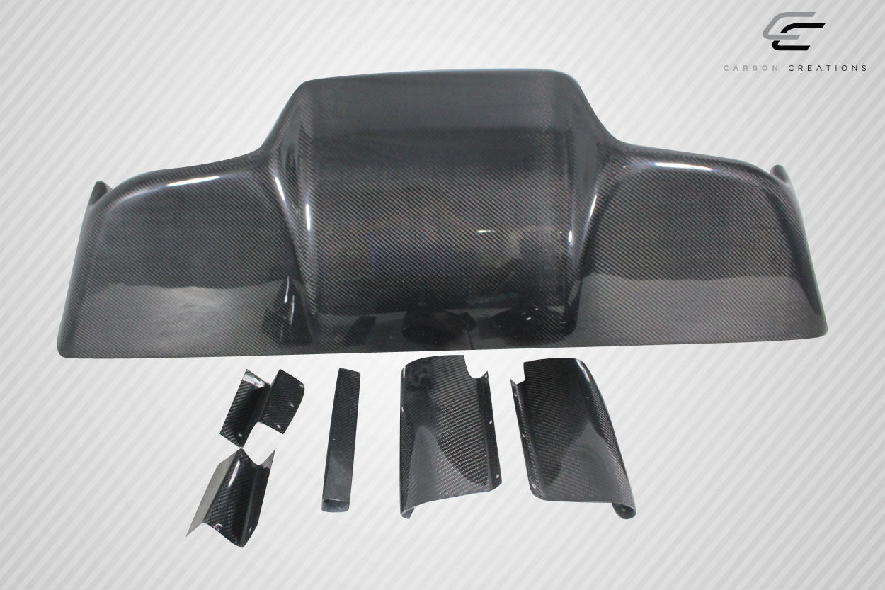 2003-2008 Nissan 350Z Z33 / Infiniti G35 Coupe Carbon Creations TS-1 Diffuser - 6 Piece