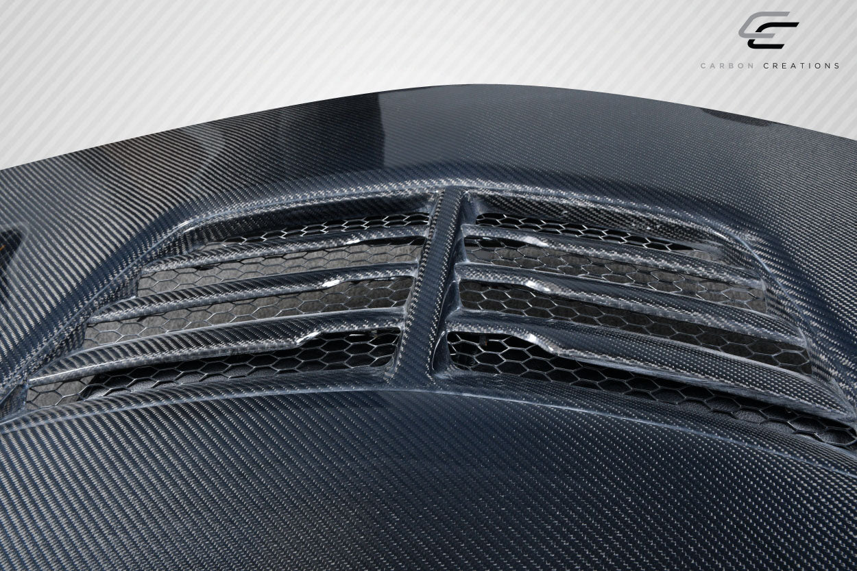 2005-2010 Jeep Grand Cherokee Carbon Creations DriTech Viper Look Hood - 1 Piece