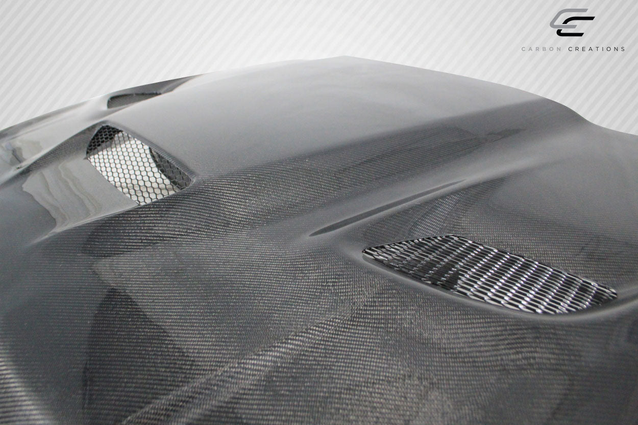2005-2010 Jeep Grand Cherokee Carbon Creations DriTech Hellcat look Hood - 1 Piece