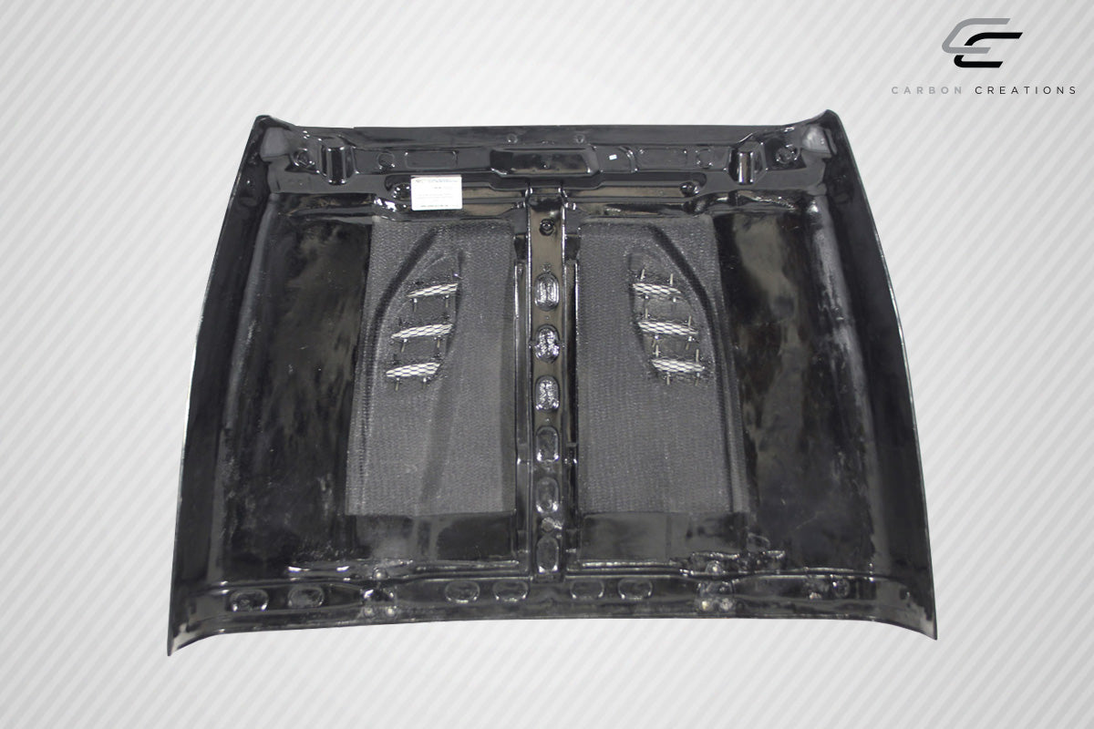 1997-2006 Jeep Wrangler Carbon Creations DriTech Power Dome Hood - 1 Piece