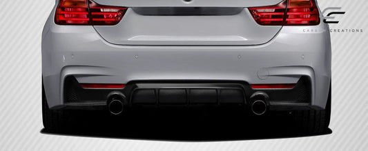 2014-2020 BMW 4 Series F32 Carbon Creations DriTech M Performance Look Rear Diffuser - 1 Piece