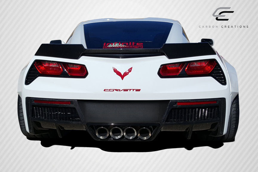 2014-2019 Chevrolet Corvette C7 Carbon Creations DriTech Gran Veloce Rear Diffuser- 1 Piece