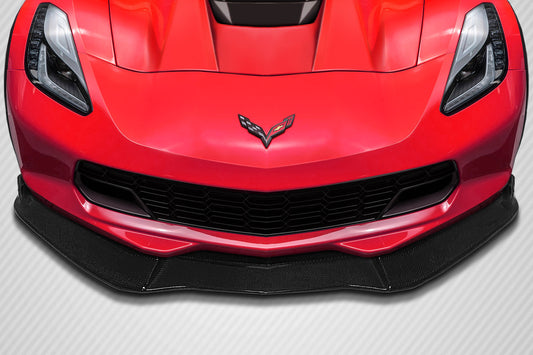 2014-2019 Chevrolet Corvette C7 Carbon Creations DriTech GT Concept Front Lip Under Air Dam Spoiler - 1 Piece