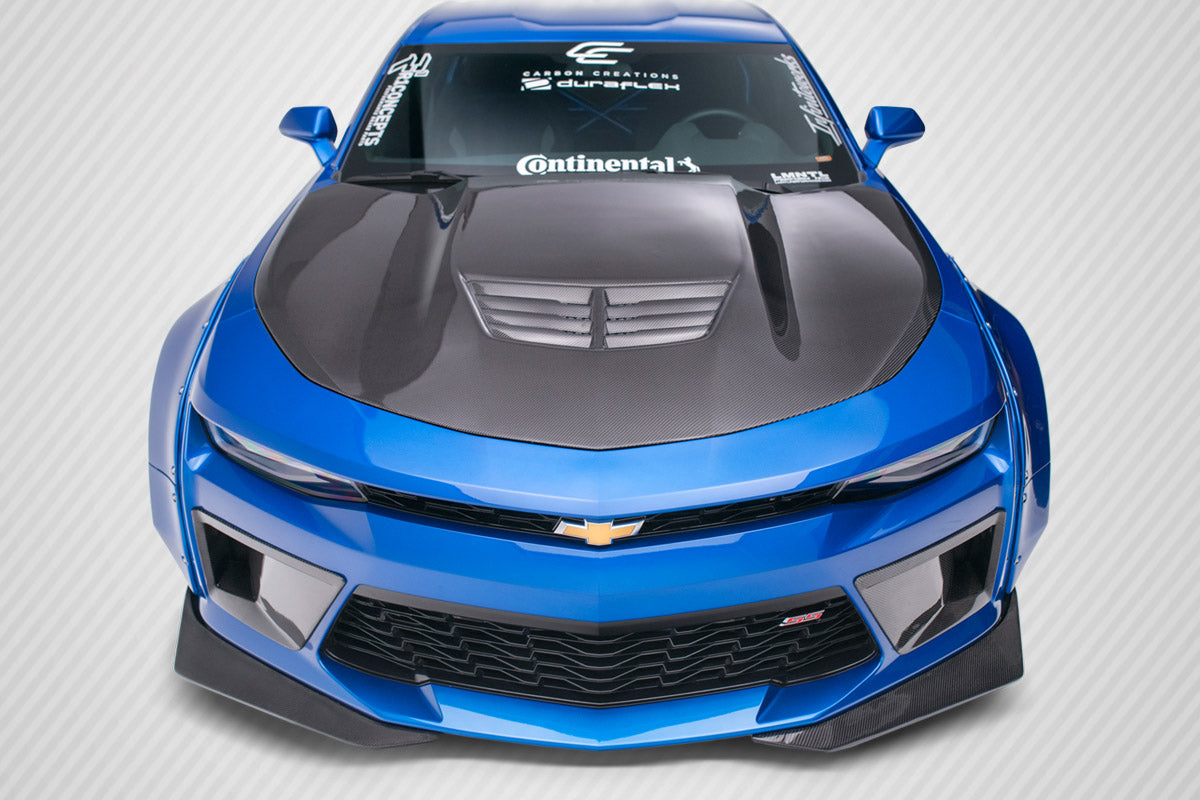 2016-2022 Chevrolet Camaro Carbon Creations DriTech Grid Hood - 1 Piece