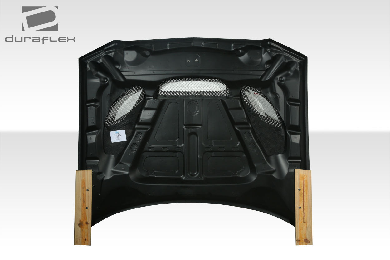 2011-2014 Dodge Charger Duraflex Hellcat Look Hood - 1 Piece