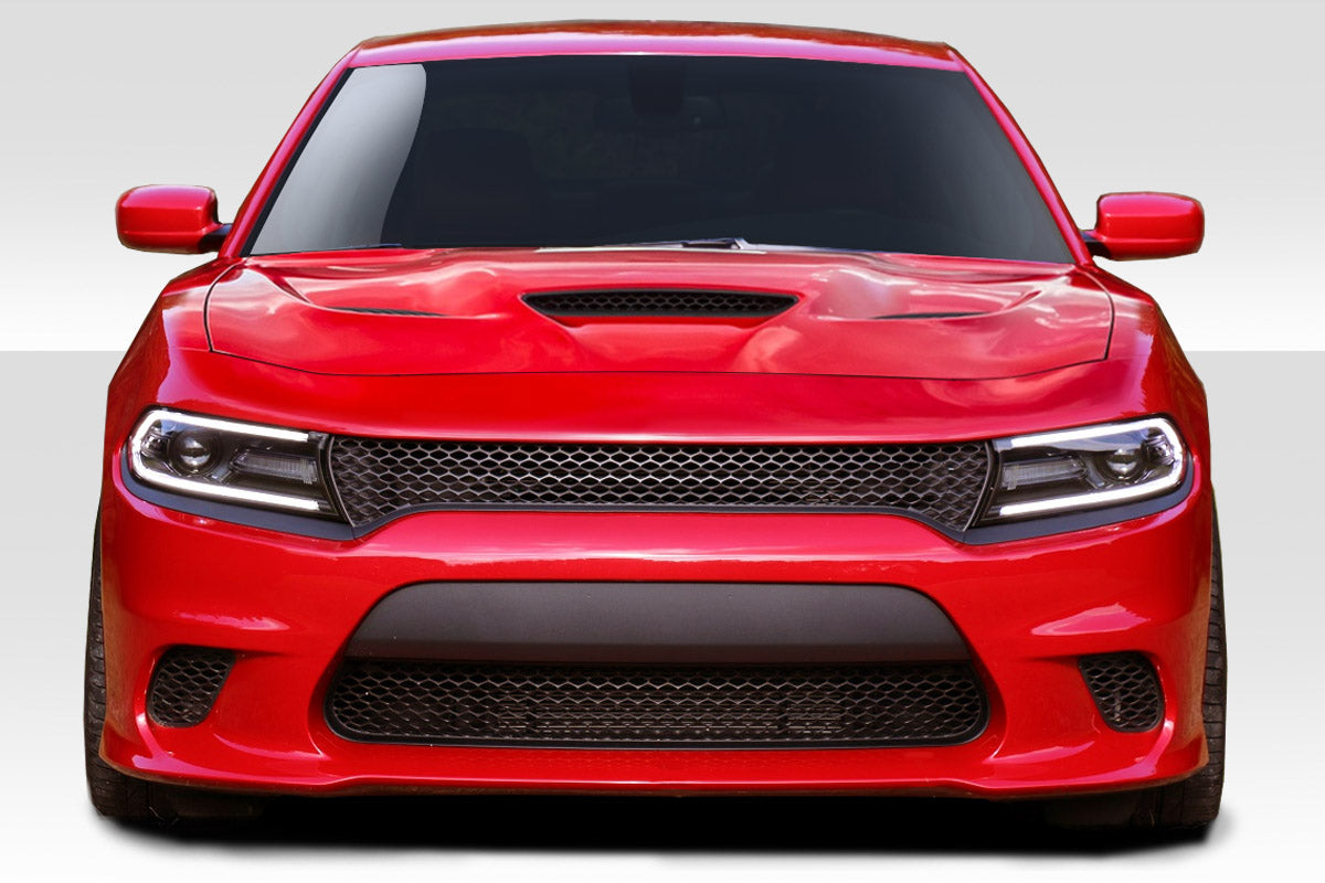 2015-2020 Dodge Charger Duraflex Hellcat Look Kit - 4 Piece - Includes Hellcat Look Front Bumper (113220) Hellcat Look Rear Bumper (113221) SRT Look Side Skirts (108036)